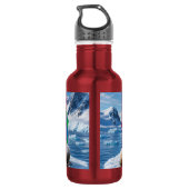 Maak Je Eigen Antarctische Wildlife Wrap Waterfles (Achterkant)
