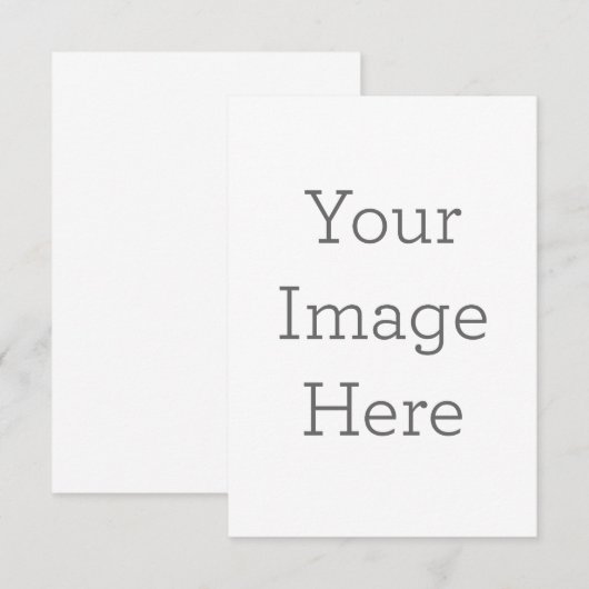 8,9 x 12,7 cm Antwoordkaartje (Voorkant / Achterkant)