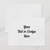 Maak je eigen antwoordkaartje RSVP kaartje (Voorkant / Achterkant)