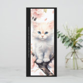 Maak Je Eigen Apple Blossom Kitten Boeklezers Kaar (Staand voorkant)