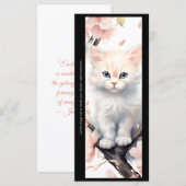 Maak Je Eigen Apple Blossom Kitten Boeklezers Kaar (Voorkant / Achterkant)