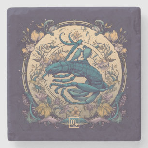 Maak je eigen Art Nouveau Schorpioen Stenen Onderzetter