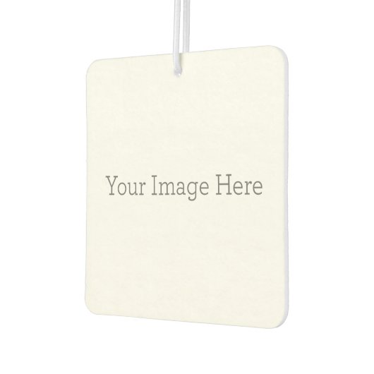 Gepersonaliseerde Vierkant Luchtverfrisser, Nieuwe auto (Links)