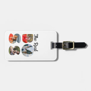 Maak je eigen baas foto bijpassend stel bagagelabel
