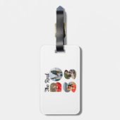 Maak je eigen baas foto bijpassend stel bagagelabel (Achterkant verticaal)