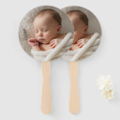 Maak je eigen baby handwaaier (Voorkant en achterkant)
