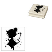 Maak Je Eigen Baby Meisje Vliegende Vlinder Fee Rubberstempel (Gestempeld)