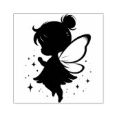 Maak Je Eigen Baby Meisje Vliegende Vlinder Fee Rubberstempel (Afrduk)