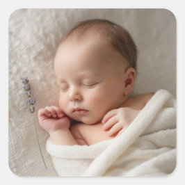 Maak je eigen baby op maat vierkante sticker
