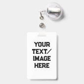 Maak je eigen badge (Achterkant met uittrekbare clip)