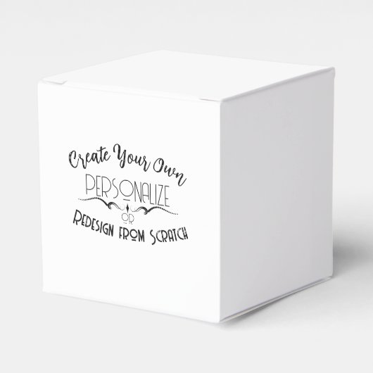 Maak je eigen bedankdoosjes (Voorkant Zijde)