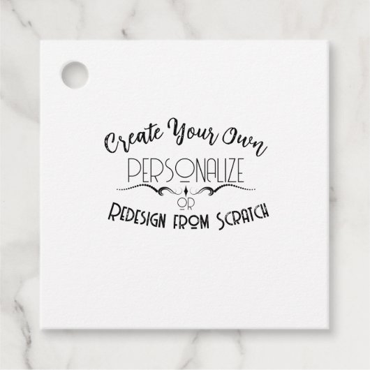 Maak je eigen bedankjes labels (Voorkant)