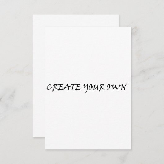 Maak je eigen bedankkaart (Voorkant / Achterkant)