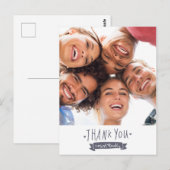Maak je eigen bedankkaart briefkaart (Voorkant / Achterkant)