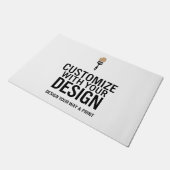 Maak je eigen bedrijf Branded Custom Minimalistisc Deurmat (Schuin)