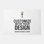 Maak je eigen bedrijf Branded Custom Minimalistisc Deurmat (Voorkant)
