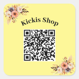 Maak je eigen bedrijfs QR-code sticker