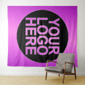 Maak Je Eigen Bedrijfslogo Wandkleed (In Situ (horizontaal))