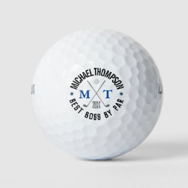 Maak Je Eigen Beste Baas Monogram Golfballen