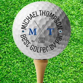 Maak Je Eigen Beste Golfer Monogram Golfballen