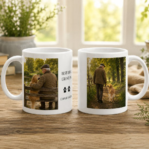Maak je eigen Beste hond opa monogram foto Koffiemok