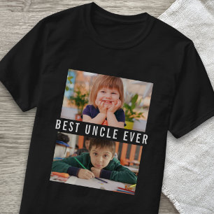 Maak je eigen Beste Oom Ooit 2 Foto Collage T-shirt