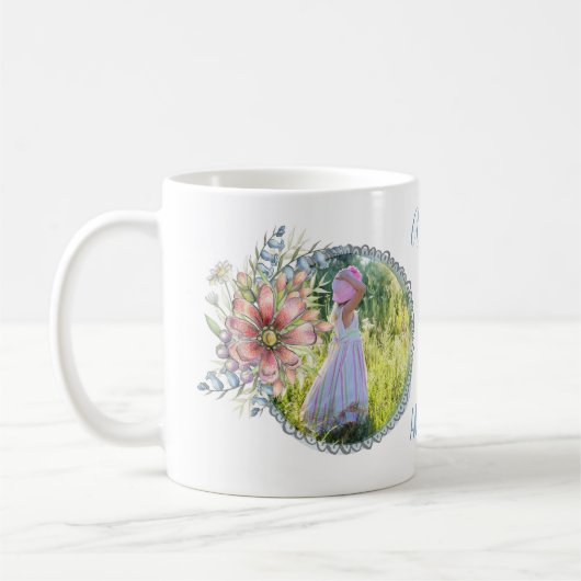 Maak je eigen beste tante ooit twee foto Mok (Links)