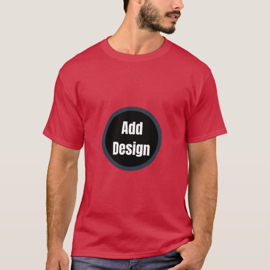 Maak je eigen bewerkbaar t-shirt (Voorkant)