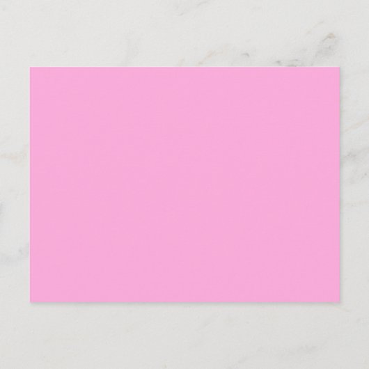 Maak je eigen bewerkbare licht magenta uitnodiging briefkaart (Achterkant)