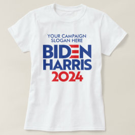 Maak je eigen Biden Harris 2024 campagne slogan T-shirt