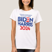 Maak je eigen Biden Harris 2024 campagne slogan T-shirt (Voorkant)