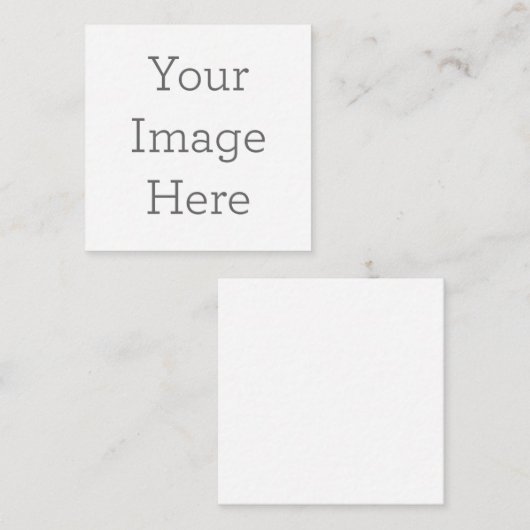 6,3 cm x 6,3 cm Informatiekaartje (Voorkant / Achterkant)