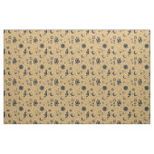 Maak je eigen Black Snakes Celestial Gold Stof (Fat Quarter)