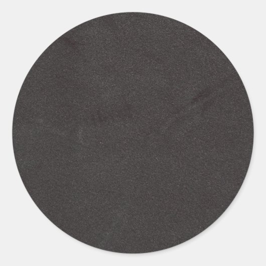 Maak Je Eigen Black Velvet Ronde Sticker (Voorkant)