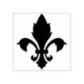 Maak je eigen bladrijke Fleur de Lis Rubberstempel (Afrduk)