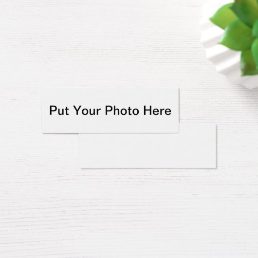 Maak je eigen Bladwijzer Mini Visitekaartjes (Bureau)