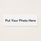 Maak je eigen Bladwijzer Mini Visitekaartjes (Voorkant)