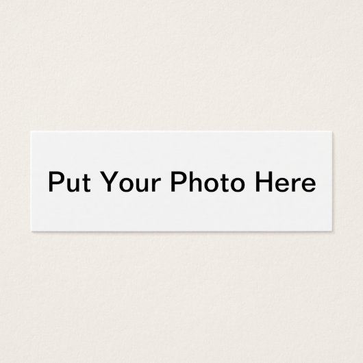 Maak je eigen Bladwijzer Mini Visitekaartjes (Voorkant)