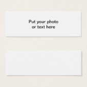 Maak je eigen Bladwijzer Mini Visitekaartjes (Voorkant /achterkant)