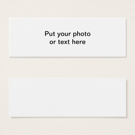 Maak je eigen Bladwijzer Mini Visitekaartjes (Voorkant /achterkant)