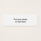 Maak je eigen Bladwijzer Mini Visitekaartjes (Voorkant)