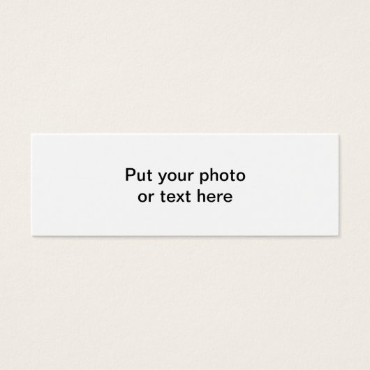 Maak je eigen Bladwijzer Mini Visitekaartjes (Voorkant)