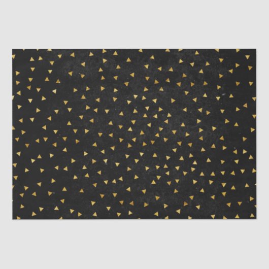 Maak je eigen blanco zwart en goud tissuepapier (Voorkant)