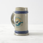 Maak je eigen blauw/grijs 22 oz bierpul (Voorkant links)