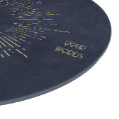 Maak Je Eigen Blauwe & Gouden Hemelse Mandala Snijplank (Hoek)