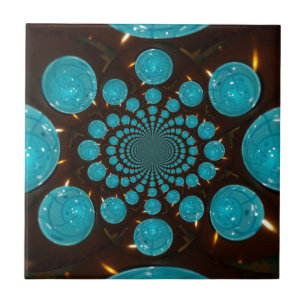 Maak Je Eigen Blauwe Lichten Kaleidoscoop  Tegeltje