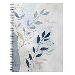 Maak Je Eigen Blauwe Schemer Bloemstuk Minimalist Notitieboek