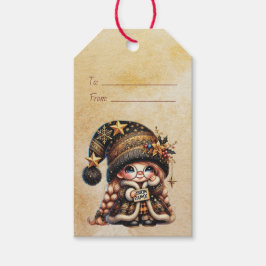 Maak Je Eigen Blij Magisch Kerst Gnoom Cadeaulabel