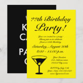 Maak je eigen Blijf kalm Verjaardag uitnodigingen (Voorkant / Achterkant)