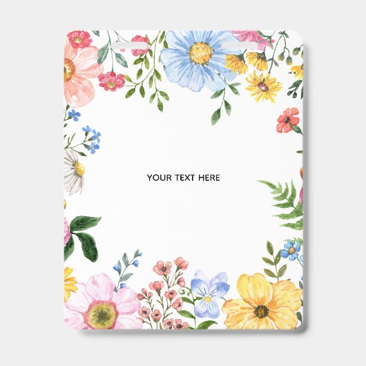 Maak Je Eigen Bloemen Badge (Voorzijde)